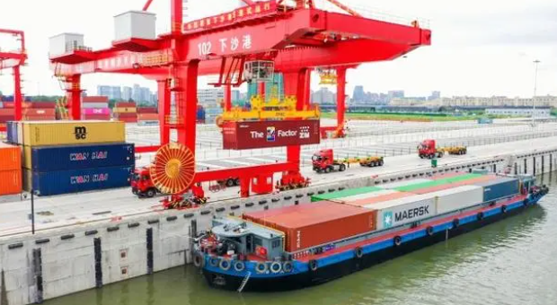 杭州下沙港开港，以外内贸海运集装箱业务为主